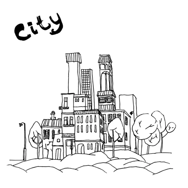 09 도시 풍경 — 스톡 벡터