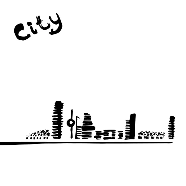 09 Stadtbild — Stockvektor