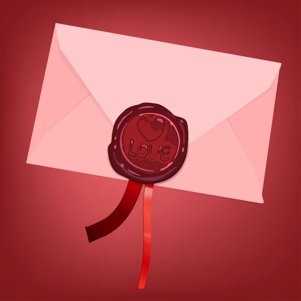 Друк конверта — стоковий вектор