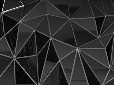 poligonal duvar render