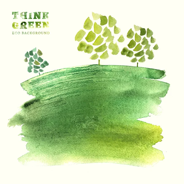 Think green — Stock Photo, Image