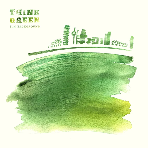 Think green — Stock Photo, Image