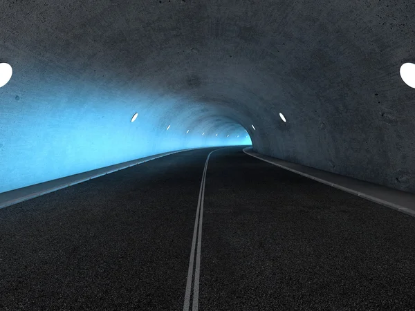 Renderizado túnel 3D —  Fotos de Stock