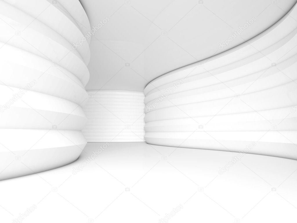 interior empty 3D rendering