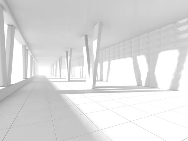 Leeg interieur 3D-rendering — Stockfoto