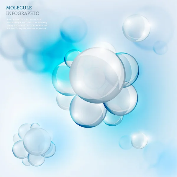 Moleculen — Stockvector