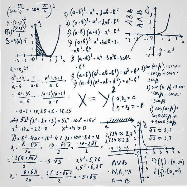 01 Carta Formula — Vettoriale Stock