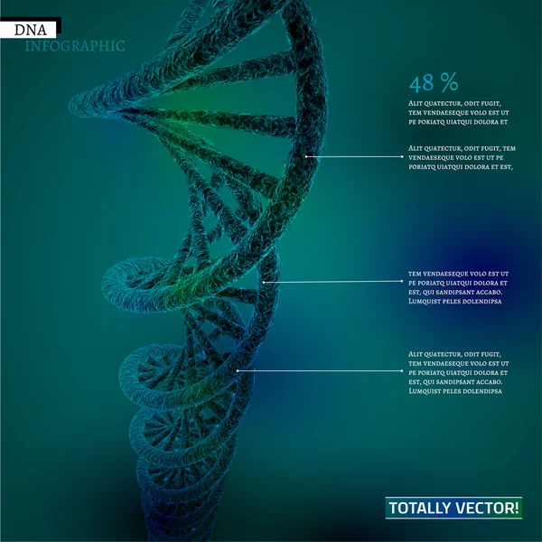 Virus infographic — Stock Vector