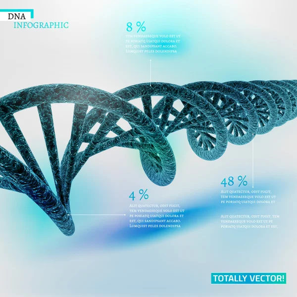 Infografía del virus — Vector de stock