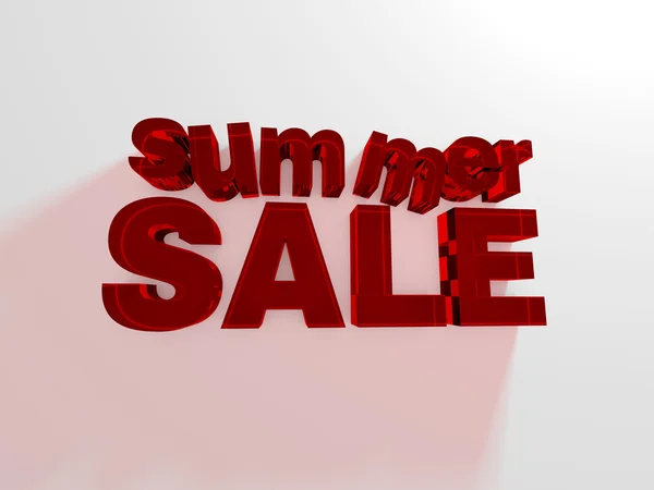 Summer sale 3D rendering illustration. — Stock Photo, Image