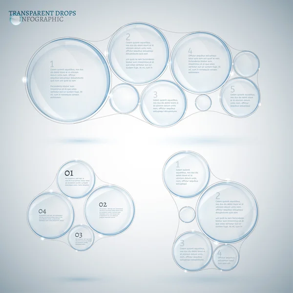 Bulle infographie 02 Une copie — Image vectorielle