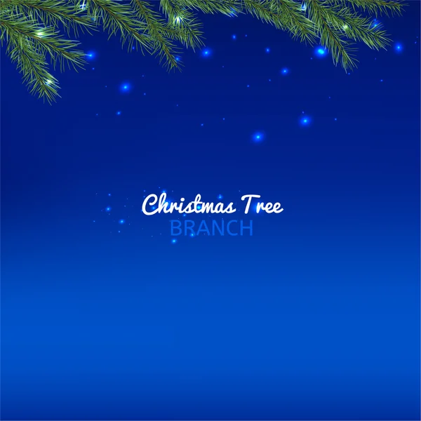 Ramo de árvore de Natal —  Vetores de Stock