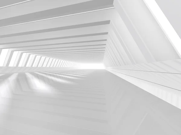 Vacío blanco espacio abierto 3D renderizado —  Fotos de Stock