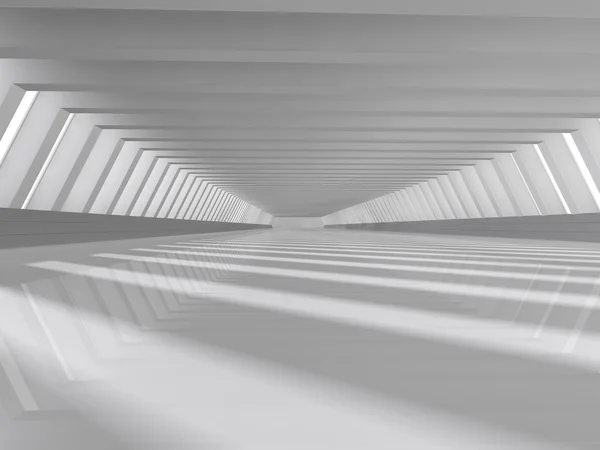 Lege witte open ruimte 3D-rendering — Stockfoto
