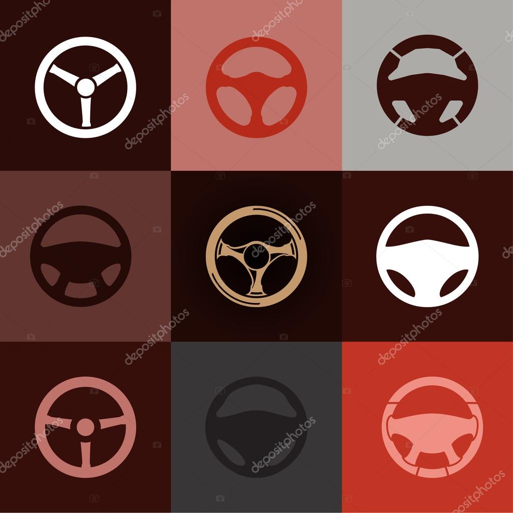 Car driving wheel Stock Vector Image by ©annyart 85693398