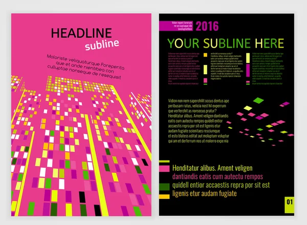 Zakelijke brochure dekking — Stockvector