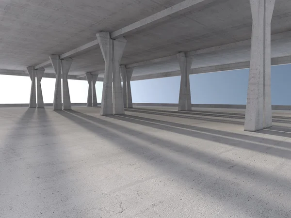 Parking vide rendu 3D — Photo