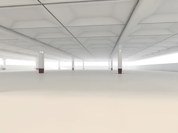 Parking vide rendu 3D — Photo