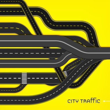 City Traffic Roads clipart