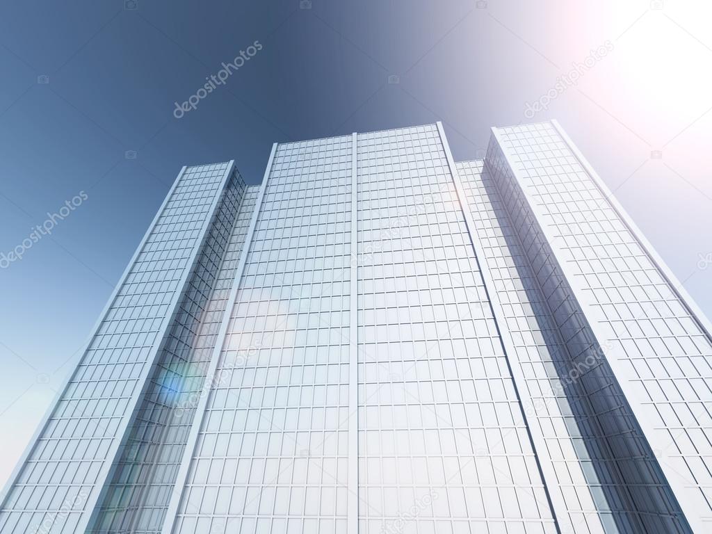 skyscrapers 3D rendering