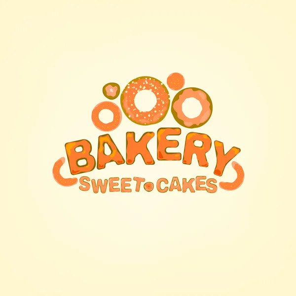 Vector editable Bakery logo — Stock vektor