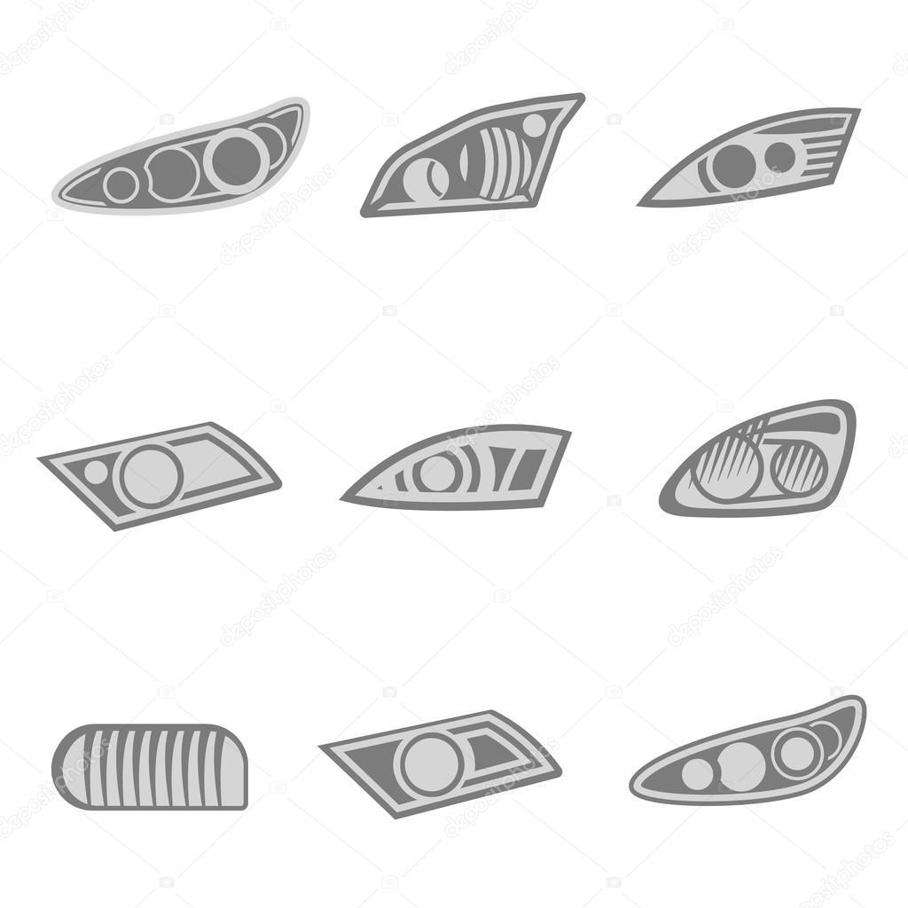 Car Headlight Drawing Vector Images (over 750)