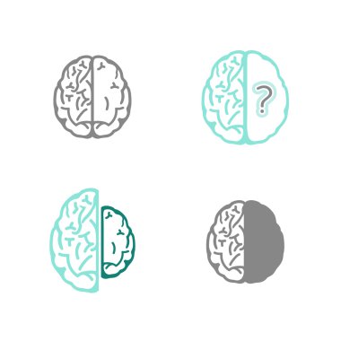Alzheimers simge vektör