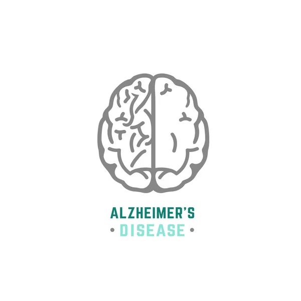 Alzheimers vector icono — Vector de stock