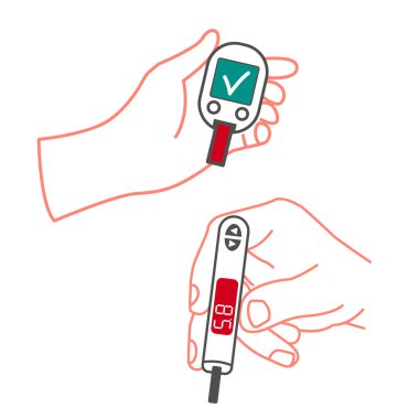Diabetes Icons vector