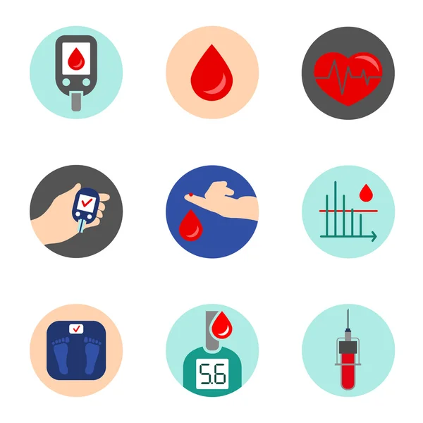 Diabetes Icon vector — Stockvector