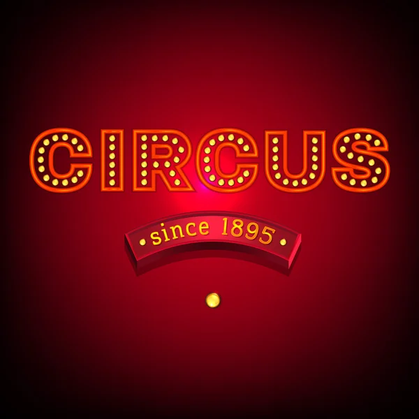 Vector Circus Banner — Stockvector