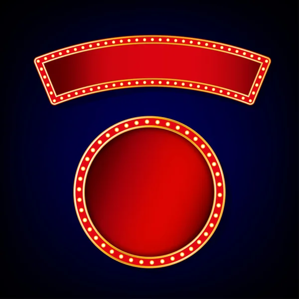 Vector bandera de circo — Archivo Imágenes Vectoriales