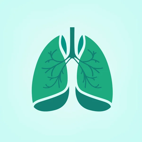 Vector Lungs Icon — Stock Vector