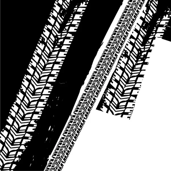 Grunge Tire Background — Stock Vector