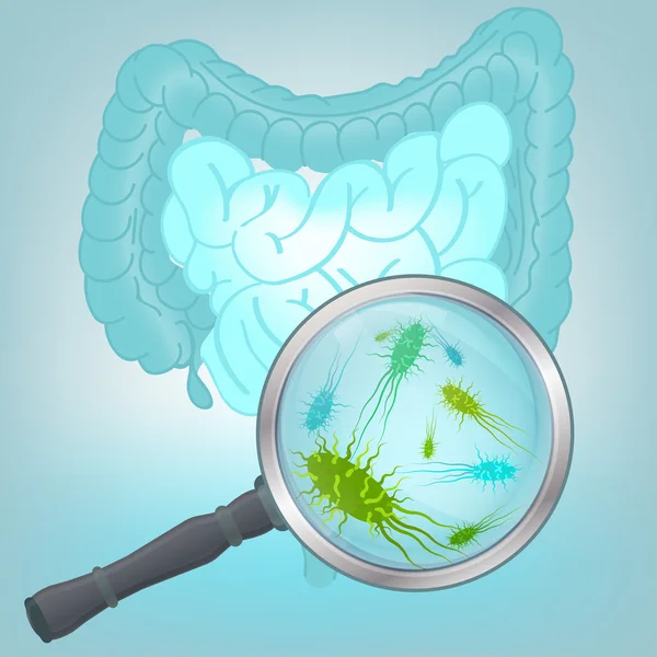 Flora de bacterias vectoriales — Vector de stock