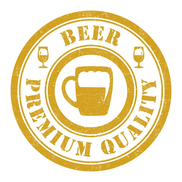 Vintage Premium Beer Stamp — Stock Vector © daveh900 10838915