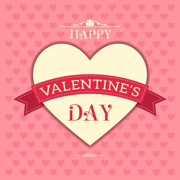 Happy Valentines Day — Stock Vector