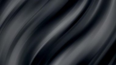 Kusursuz döngü eğimli arka plan. Üç boyutlu rengarenk gri şeritlerin dalgalanması. Renkli dalga gradyan animasyonu. Gelecekteki geometrik desenler hareket arkaplanı