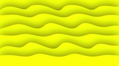 Turuncu kağıt dalgaları soyut video canlandırması.