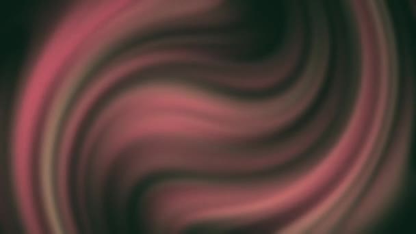 スタイリッシュな3D抽象アニメーションカラー波滑らかな壁。概念多色液体パターン。ピンクグリーン波反射面マクロ。トレンディなカラフルな流体の抽象フロー。美しいグラデーションのテクスチャ — ストック動画
