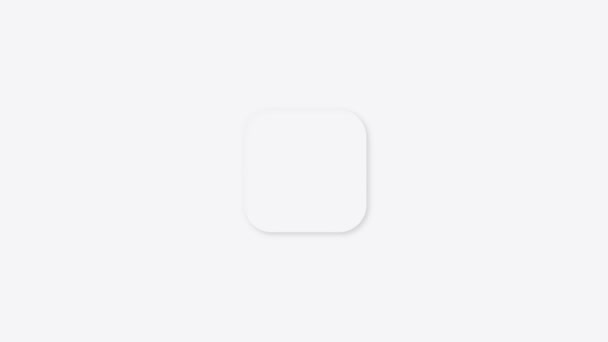 Check Tandai Tanda Masuk Bayangan Hitam Seluruh Latar Belakang Putih dalam Lingkaran Resolusi 4K Siap Berkas — Stok Video