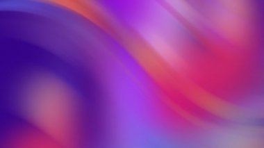 Üç boyutlu soyut arkaplan işlemesi, kırmızı mavi sapkın renk eğimine sahip. Bir düzlemde boya kavisinin güzel karıştırıcı renkleri. 