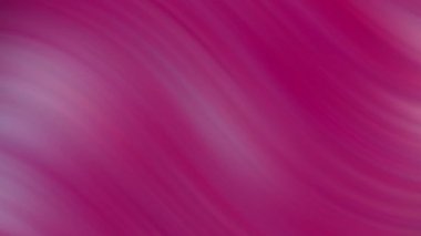 Soyut arkaplanın Pembe çarpık renk eğimine sahip 3D canlandırması. Bir düzlemde boya kavisinin güzel karıştırıcı renkleri. 