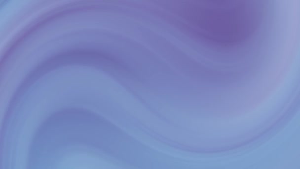 Stylish 3D Abstract Animation Color Wavy Smooth Wall (em inglês). Conceito Multicolor Liquid Pattern. Roxo Azul ondulado Reflexão Superfície Macro. Fluxo de abstração de fluidos coloridos na moda. Textura Gradiente bonita — Vídeo de Stock
