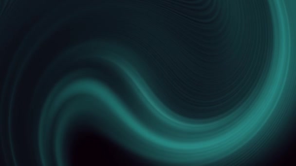 Elegante 3D Abstract Animation Color Wavy Smooth Wall. Concepto Patrón líquido multicolor. Superficie de reflexión ondulada azul negro Macro. Flujo de abstracción de fluidos coloridos de moda. Textura de gradiente hermosa — Vídeos de Stock