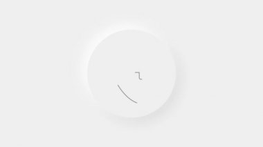 Tıbbi ikonu beyaz arka planda izole edin. 4K