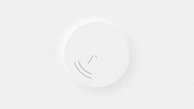 Pusula simgesi beyaz arkaplanda izole edildi. Rüzgâr yön bulma sembolü. Rüzgar gül işareti. 4K