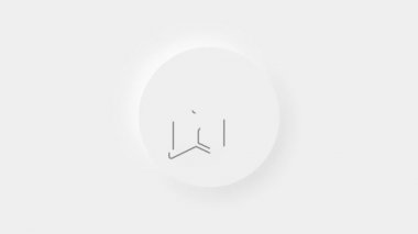 Beyaz arkaplanda izole edilmiş konum imleci simgesi olan katlanmış harita. 4K