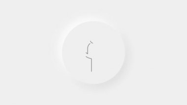 Beyaz arka planda izole edilmiş bir insan simgesi için büyüteç. İşe alım ya da seçim konsepti. Çalışanları ve işi ara. 4K