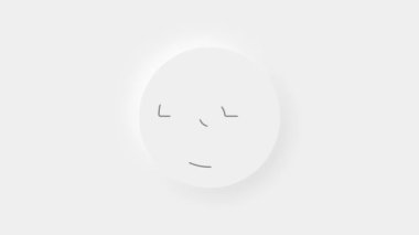 Radyoaktif sembol video animasyonu. Kusursuz döngü.